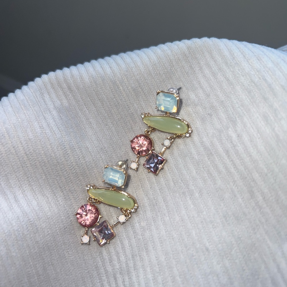 Rhinestone hanging Earrings